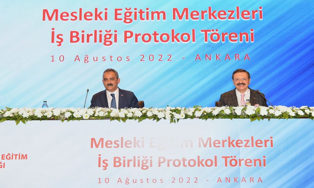 Tobb İle Mesleki Eğitim Merkezleri Alanında İş Birliği
