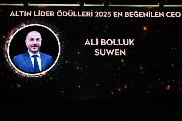 Suwen Genel Müdürü Ali Bolluk’a Altın Lider Ödülü